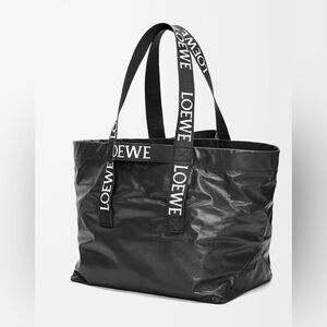 Loewe Fold Shopper Tote in Paper Calfskin